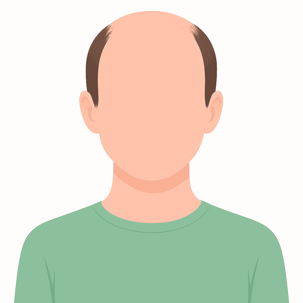 Illustration showing hair growth process